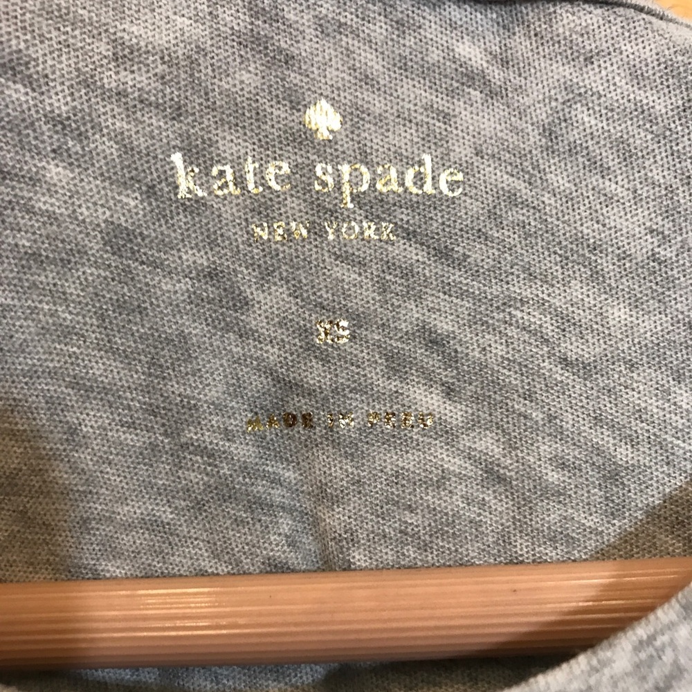 Kate spade ♠️ x-small heather gray t-shirt - Picture 4 of 7